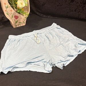 Light Blue Women's Sleep Shorts